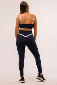 Compact Navy Blue Leggings