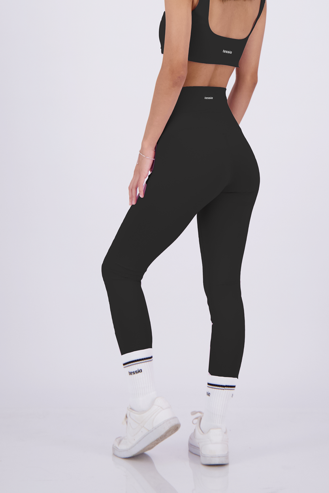 Rep Black Leggings