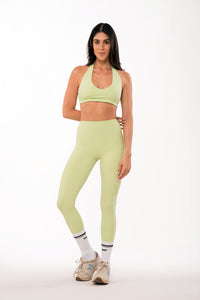 Ultimate Halter Green Matcha Top