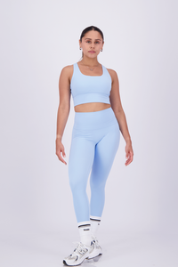 Solid  Light Blue Leggings