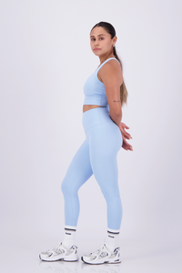 Solid  Light Blue Leggings
