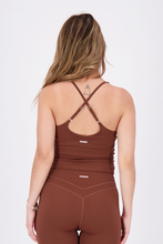 Cargar imagen en el visor de la galería, Nova Brownie Brown Tank Top
