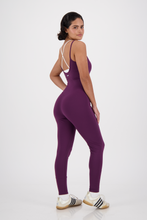 Cargar imagen en el visor de la galería, Align Plum Wine Jumpsuit
