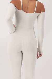 Hype Cream Long Sleeve Jumpsuit