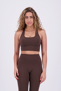 Solid Chocolate Brown Top