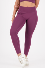 Cargar imagen en el visor de la galería, Reset Cabernet Wine Leggings
