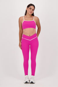 Compact Electric Pink Leggings