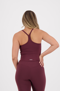 Solid Wine Tank Top