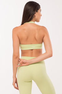 Ultimate Halter Green Matcha Top