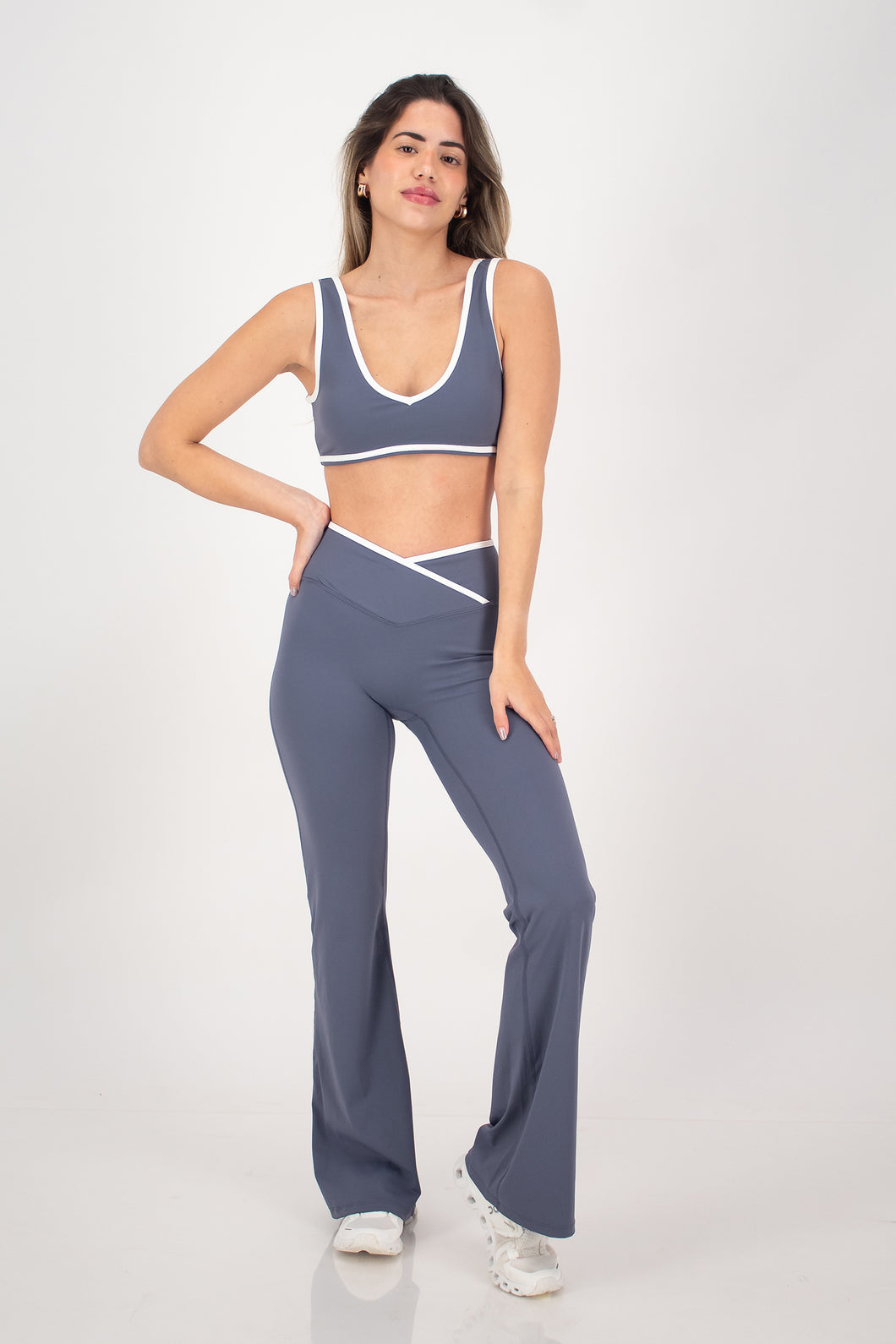 Align Stone Blue Flare Pants