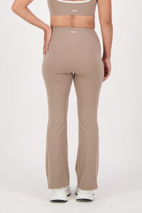 Contrast Taupe Brown Flare Pants