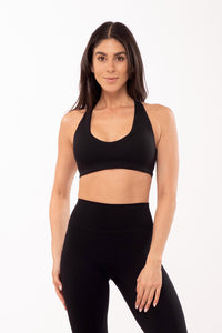 Ultimate Halter Black Top