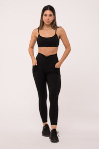 Spirit Twist Black Leggings