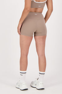 Contrast Taupe Brown Short