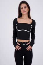 Cargar imagen en el visor de la galería, Above Midnight Black Long Sleeve
