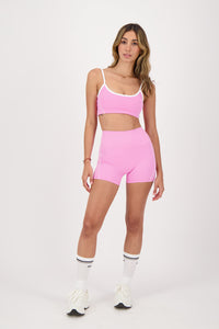 Contrast Cotton Candy Short