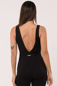 Sage Black Jumpsuit