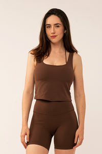 Brunette Brown Tank Top