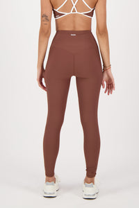 Ribbed Chai Brown Leggings