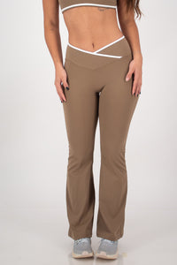 Align Cookie Beige Flare Pants