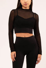 Cargar imagen en el visor de la galería, Posh Black Long Sleeve
