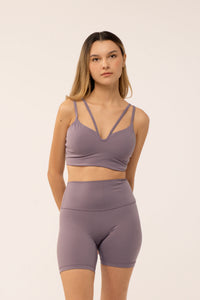 Purple Gray V Top