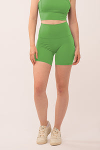 Solid Light Green Short