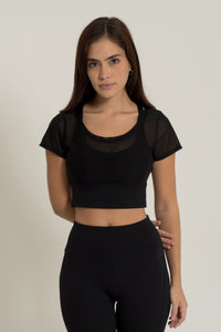 Mesh Black Top