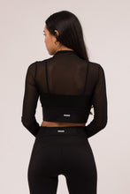 Cargar imagen en el visor de la galería, Posh Black Long Sleeve
