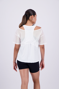 Mesh White Shirt