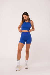 Solid Electric Blue Short