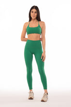 Cargar imagen en el visor de la galería, Blossom Basil Green Leggings
