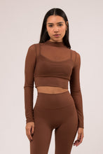 Cargar imagen en el visor de la galería, Posh Brown Long Sleeve
