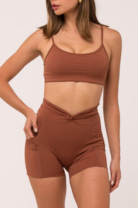 Spirit Twist Terracota Short