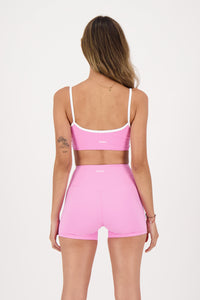 Contrast Cotton Candy Short