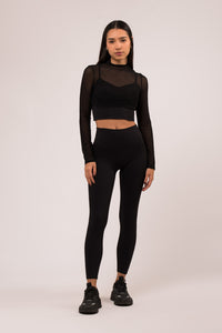 Posh Black Long Sleeve