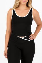 Cargar imagen en el visor de la galería, Align Black Tank Top
