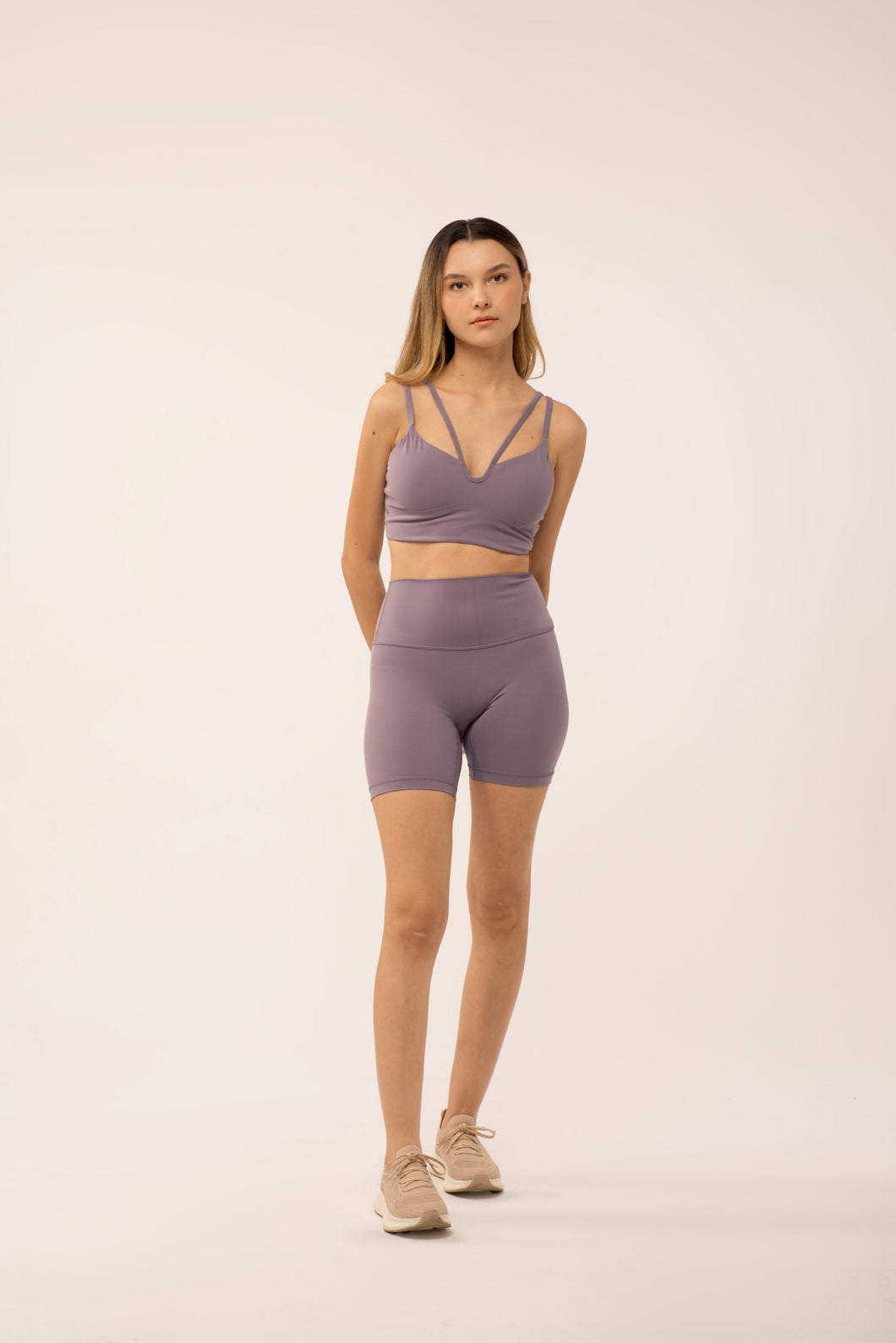 Purple Gray Short