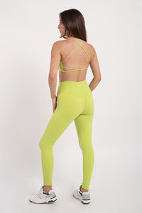 Blossom Lime Green Leggings