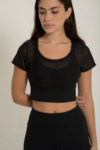 Mesh Black Top