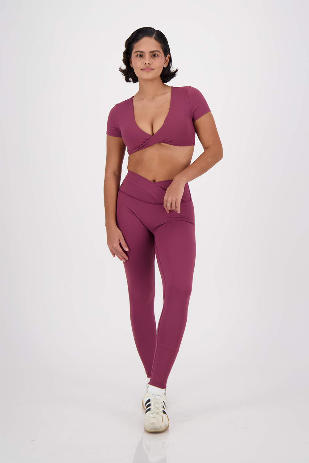Ribbon Ruby Red Leggings