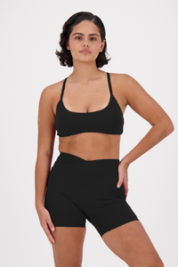 Ribbon Cross Coal Black Top