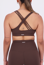 Cargar imagen en el visor de la galería, Solid Cross Chocolate Brown  Top
