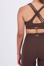 Cargar imagen en el visor de la galería, Solid Cross Chocolate Brown  Top
