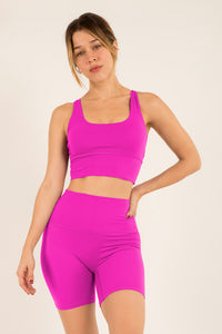 Solid Magenta Top