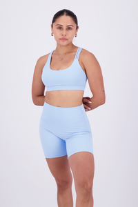 Solid Cross Light Blue Top