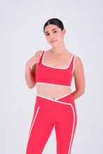 Cargar imagen en el visor de la galería, Bold Fire Orange Leggings
