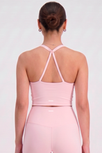 Cargar imagen en el visor de la galería, Solid Scrunch Milkshake Tank Pink Top
