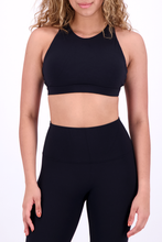 Cargar imagen en el visor de la galería, Solid Black Halter Top
