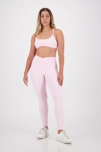 Ribbon Peony Pink Leggings